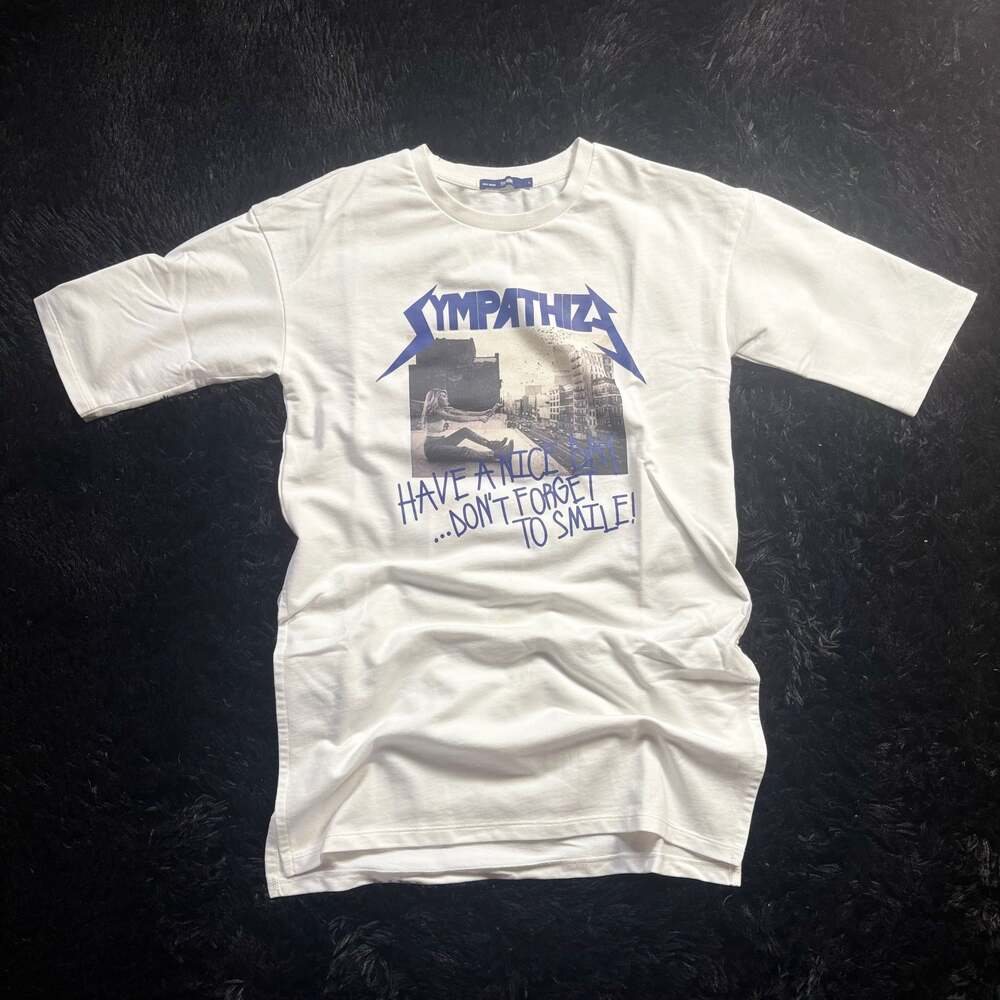 Sympathiz Graphic Long Shirt - L